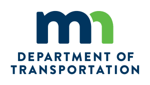 Logo of the Minnesota Department of Transportation, featuring a stylized blue and green "mn" above the text "Department of Transportation" in blue capital letters, representing expertise in Independent Cost Estimating.